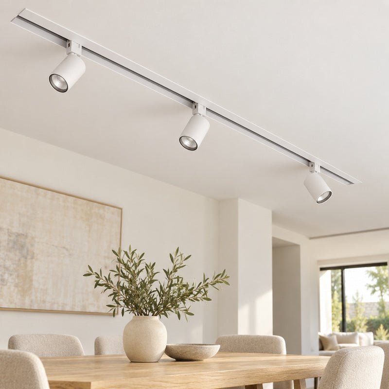 Rail Encastrable Triphasé 2m Blanc - Silamp France
