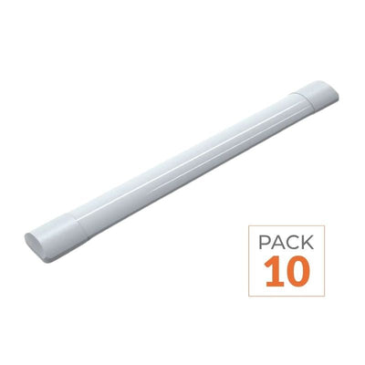 Pack de  10 - Réglette LED 120cm 30W IP40