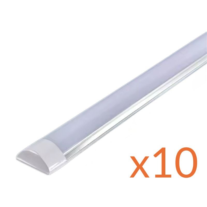 Réglette LED 60cm 18W (Pack de 10) - Silamp France
