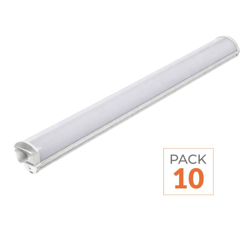 Réglette LED étanche 150cm 50W IP65 (Pack de 10) - Silamp France