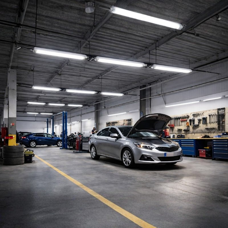 Réglette LED étanche Interconnectable 55W 150 cm avec éclairage de secours - Silamp France