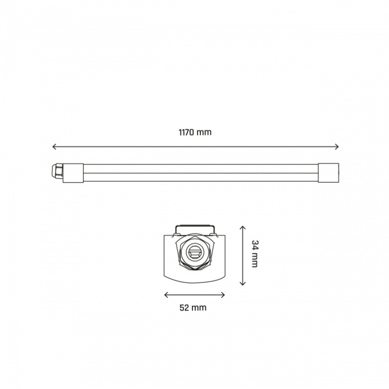 Réglette LED Fine Étanche 36W 120cm 123lm/W - Silamp France