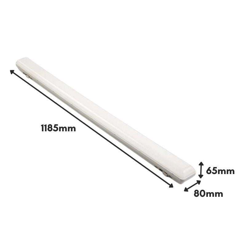 Réglette Solaire LED 120cm 18W IP65 CCT (Panneau Solaire + Télécommande Inclus) - Silamp France