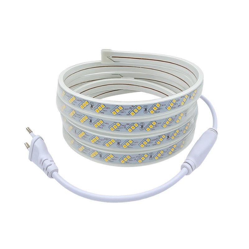 Ruban LED 220V Recoupable IP65 2835 180LED/m Triple Rangée (vendu sur mesure au mètre) - Silamp France