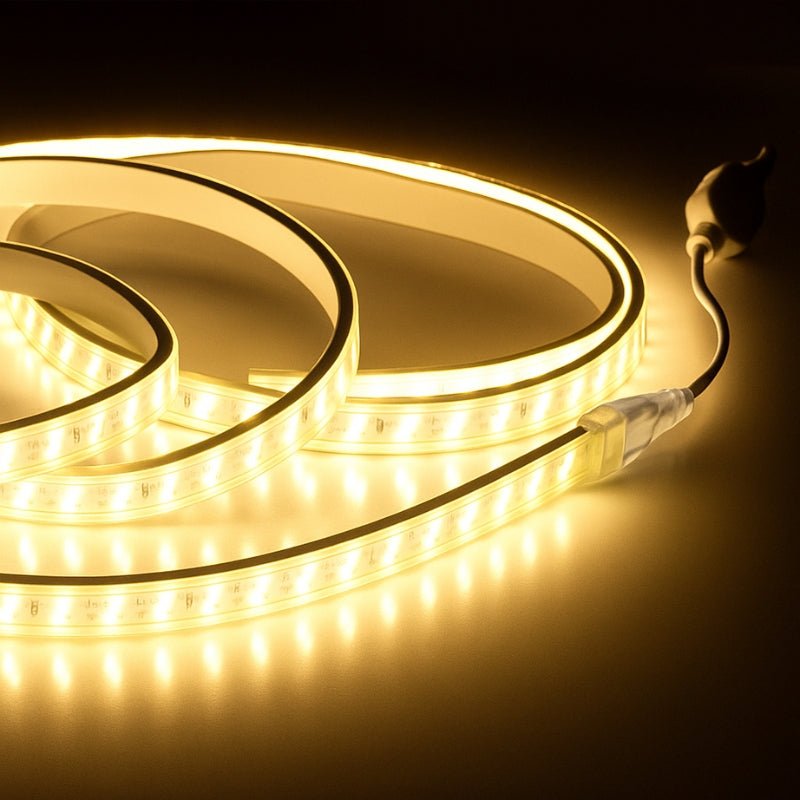 Ruban LED 220V Recoupable IP65 2835 180LED/m Triple Rangée (vendu sur mesure au mètre) - Silamp France