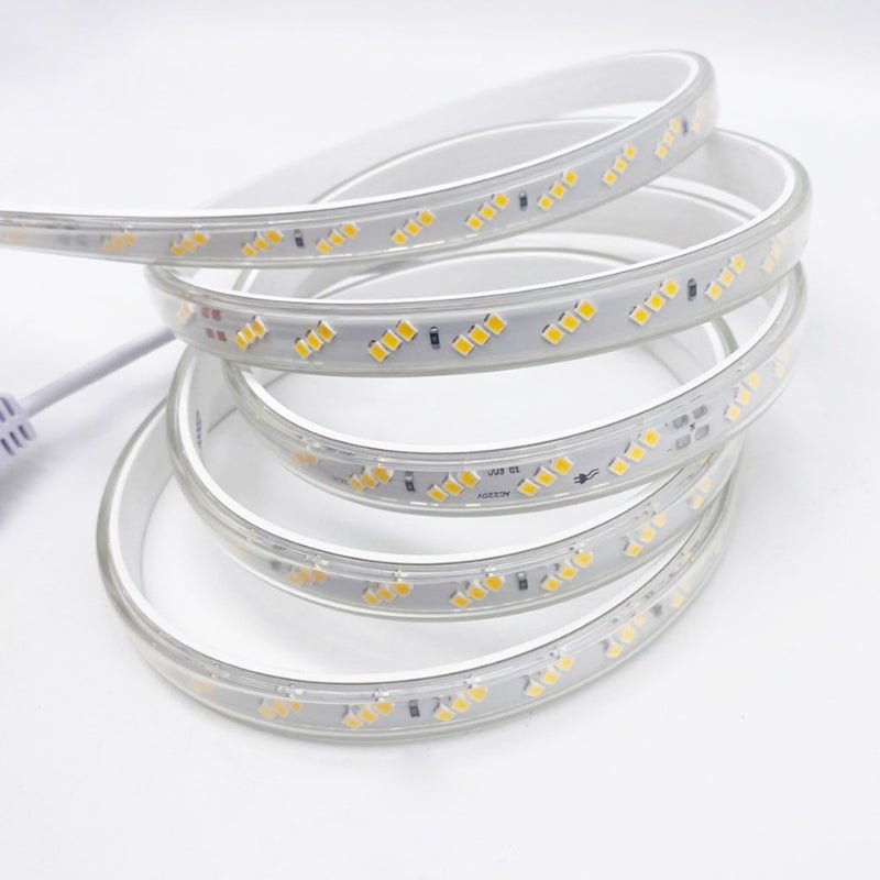 Ruban LED 220V Recoupable IP65 2835 180LED/m Triple Rangée (vendu sur mesure au mètre) - Silamp France