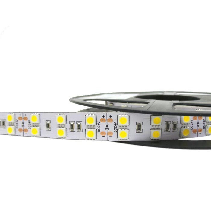 Ruban LED 24V 5050 Double Rangée 144W 120LED/M 20mm - Silamp France