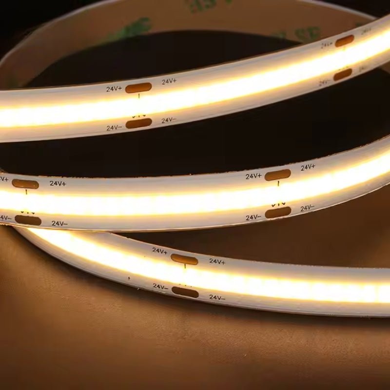 Ruban LED COB 5M 24V 10W/M IP20 480LED/m - Silamp France