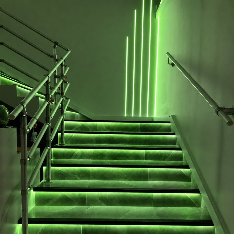 Ruban LED COB 5M 24V 8mm IP20 320LED/m - Vert - Silamp France