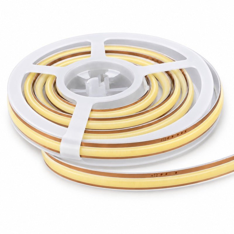 Ruban LED COB 5m Découpe Libre 12V 10W/m IP20 8mm 570lm/m - Silamp France
