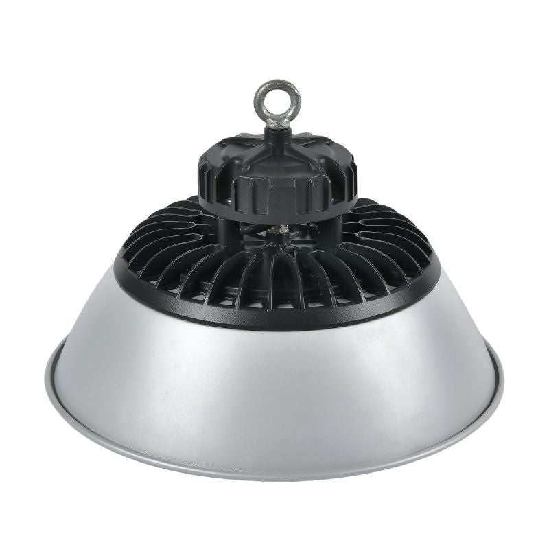 Cloche LED Industrielle 150W 90° ARGENT 150lm/W - Garantie 5 ans