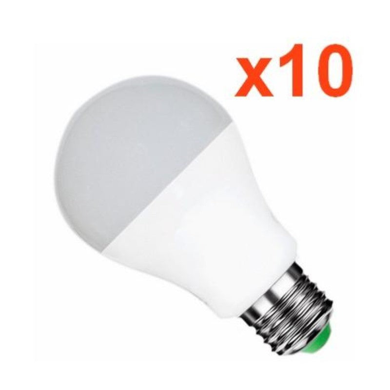 Ampoule LED E27 12W 220V A60 180° (Pack de 10)