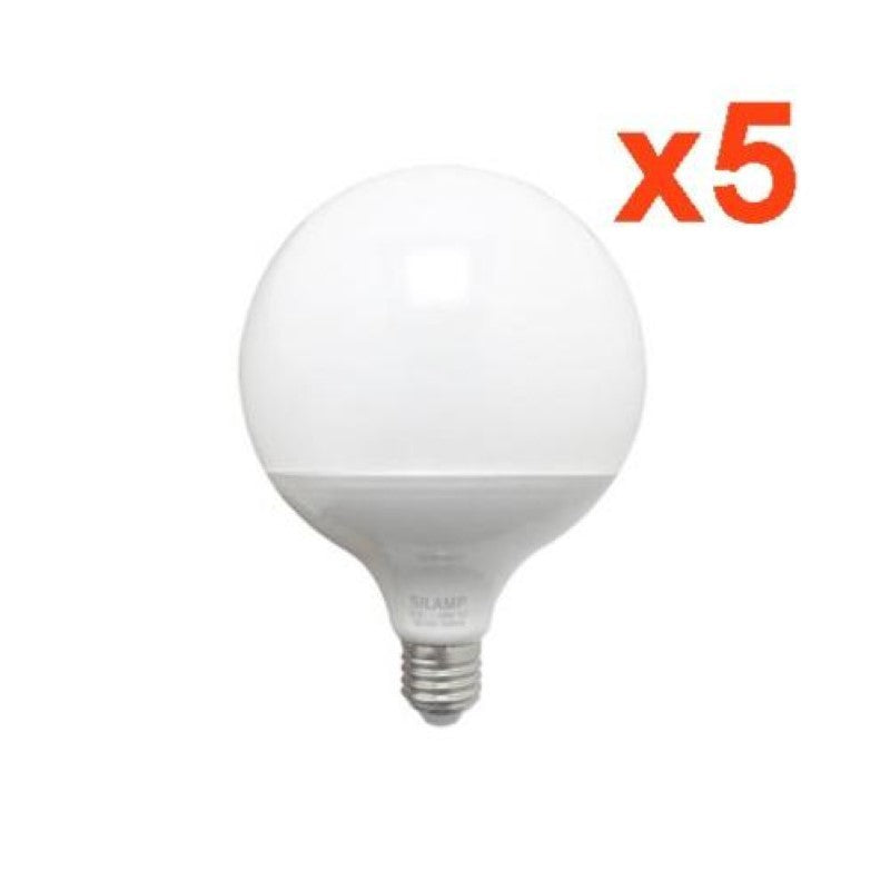 Ampoule LED E27 18W 220V G95 300° (Pack de 5)