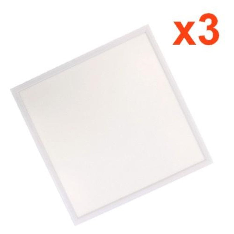Pack de  3 - Panneau LED 60x60 Slim 48W BLANC