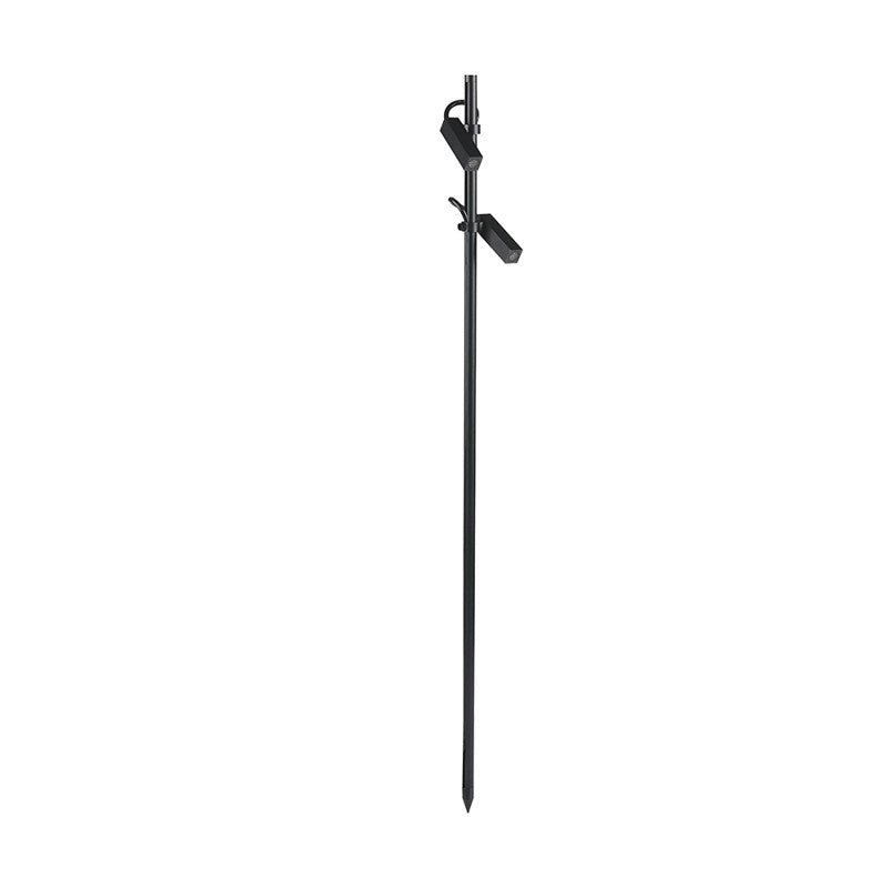 Spot à Piquer LED Double Tête 4W 24V Noir IP65 82cm - Silamp France