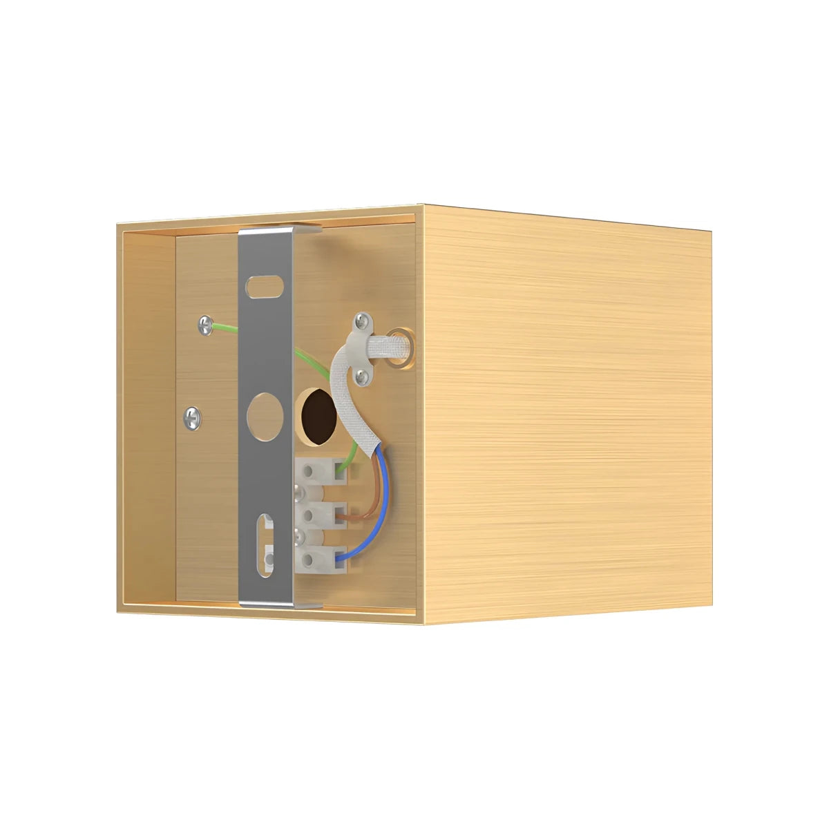 Spot en Saillie Carré Or pour Ampoule GU10 - Silamp France