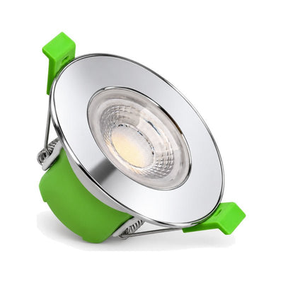 Spot Encastrable Coupe-Feu BBC 6W ø86mm Dimmable CCT IP65 Chrome - 3000K/4000K/6500K