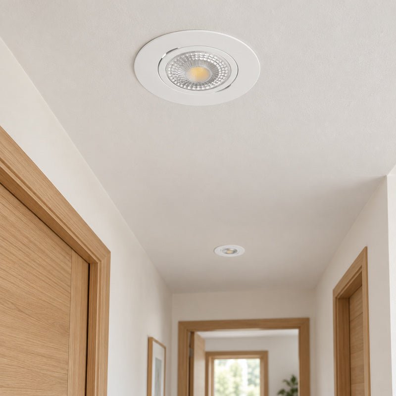 Spot Encastrable Extra Plat 4W CCT Blanc ø90mm - 3000K/4000K/6500K - Silamp France