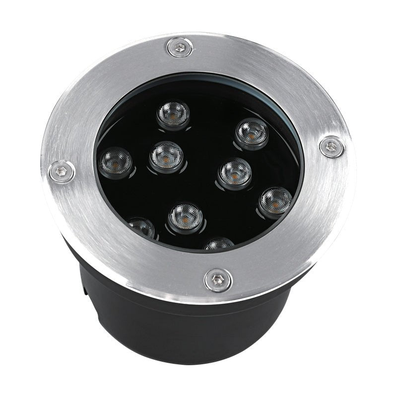 Spot Extérieur Encastrable 9W IP67 220V Sol 30° Ø120 - Silamp France