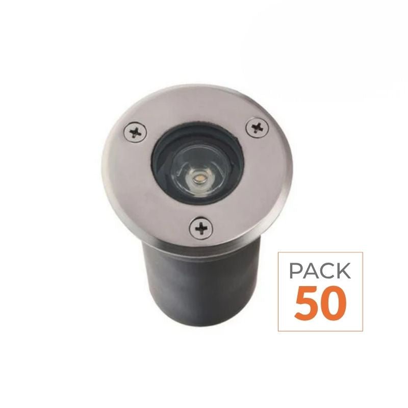 Spot Extérieur Encastrable LED IP65 220V Sol 3W 45° (Pack de 50) - Silamp France