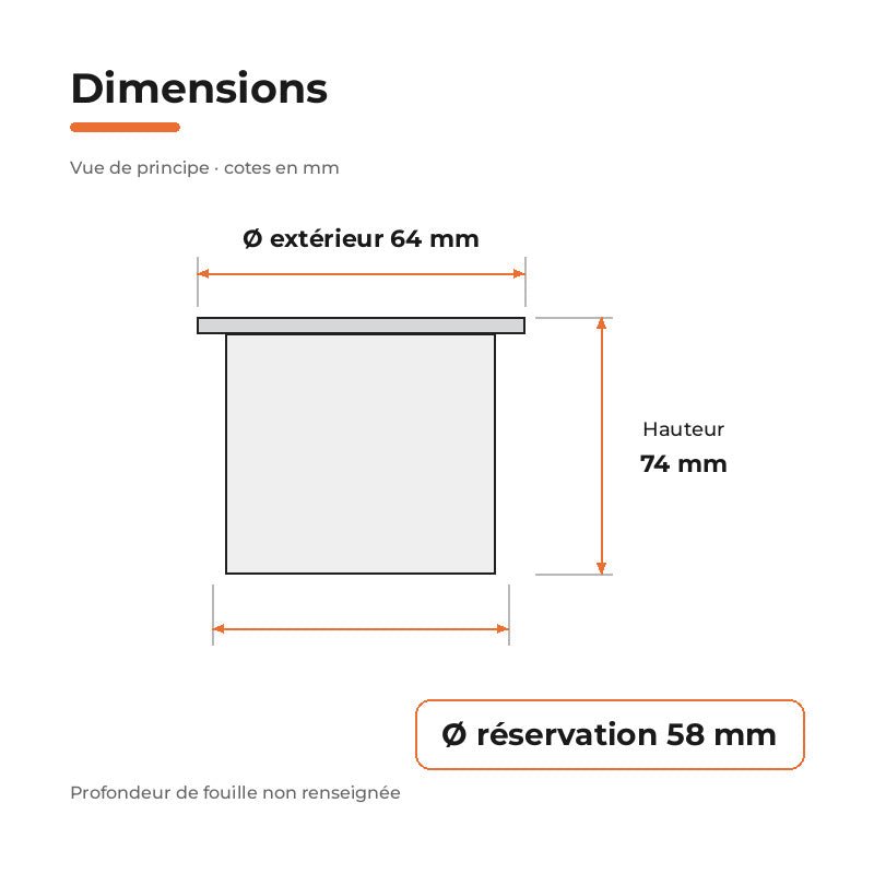 Spot Extérieur Encastrable LED IP67 220V Sol 1W 30° - Silamp France