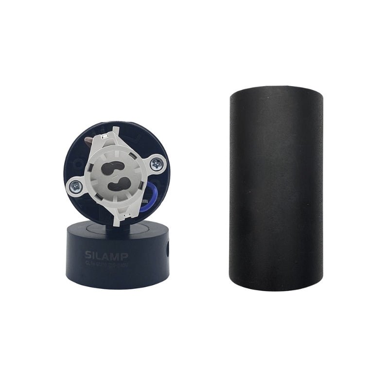 Spot LED en saillie Noir Orientable pour Ampoule GU10 - Silamp France