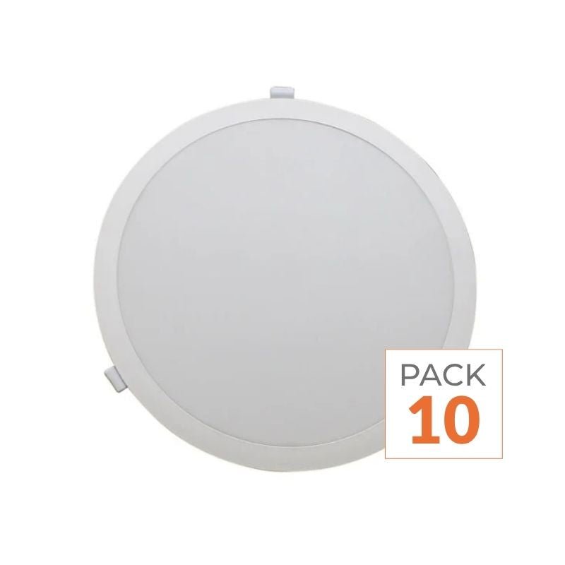 Spot LED Encastrable 35W Diamètre 30cm CCT 3000K/4200K/6400K ( Pack de 10 ) - Silamp France