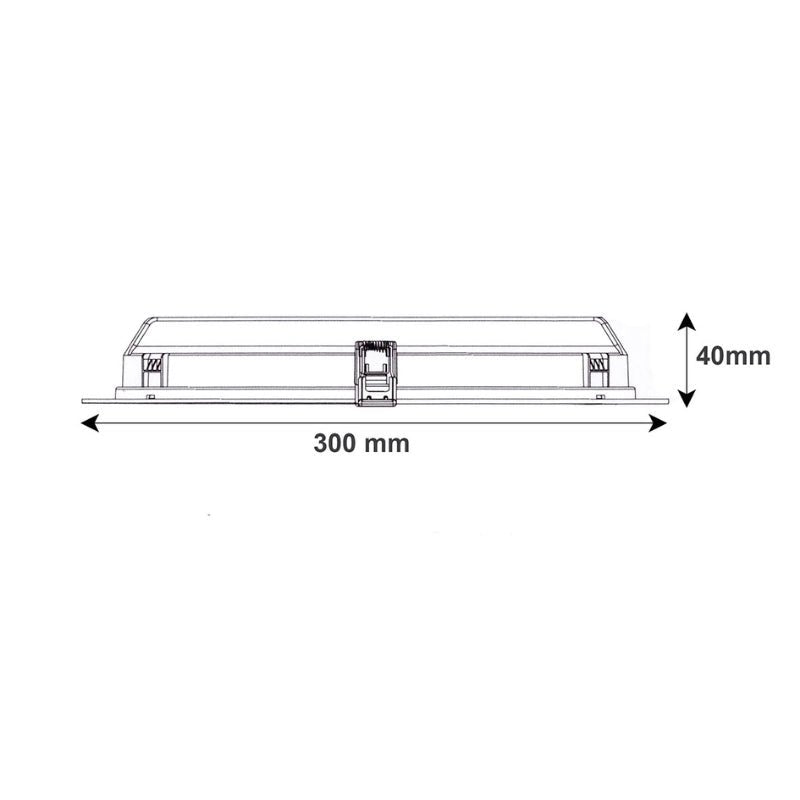 Spot LED Encastrable 35W Diamètre 30cm CCT 3000K/4200K/6400K ( Pack de 10 ) - Silamp France