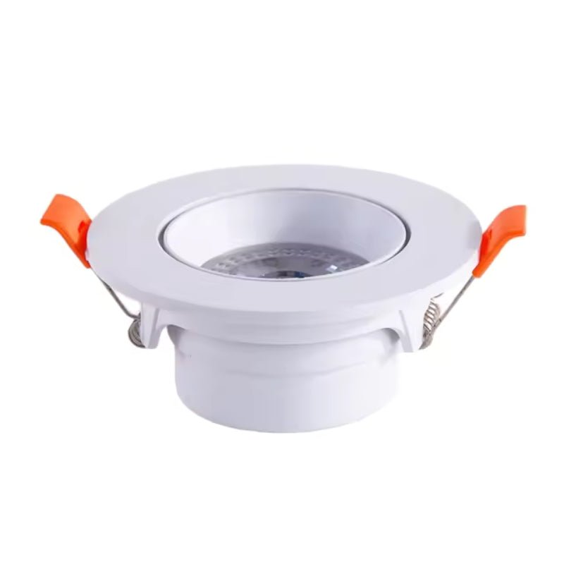 Spot LED Encastrable 7W BLANC Orientable 30° Transformateur Intégré - Silamp France