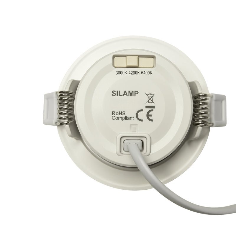 Spot LED Encastrable 7W CCT 38° Orientable - 3000K/4000K/6000K (Pack de 10) - Silamp France