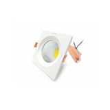 Spot LED Encastrable COB Carré 20W 130mm
