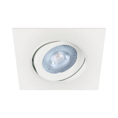 Spot LED Encastrable Orientable 5W Carré Blanc SMD