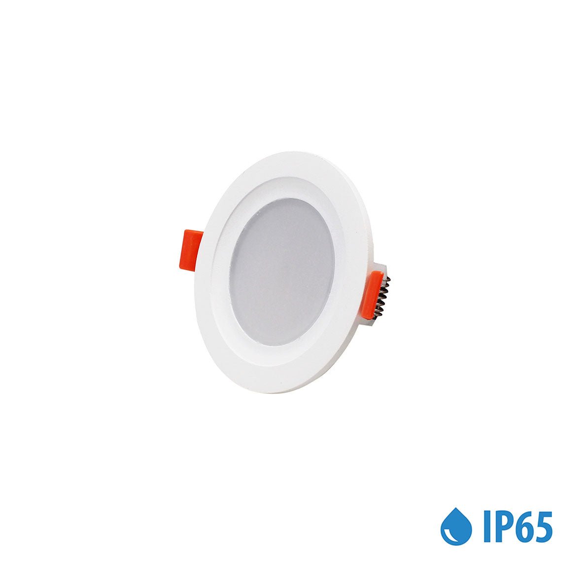 Spot LED Encastrable Plat Étanche 7W BLANC Transformateur Intégré (Pack de 50) - Silamp France