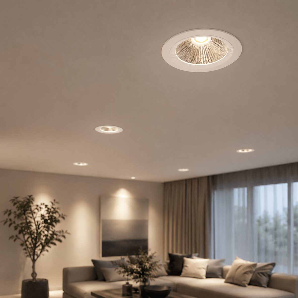 Spot LED Escargot Encastrable Orientable COB 30W 3000lm 23° - Silamp France