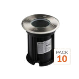 Spot LED Extérieur Encastrable IP65 pour Ampoule GU10 (Pack de 10)