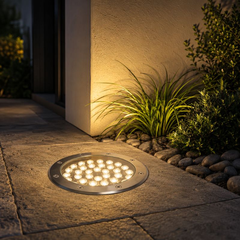 Spot LED Extérieur Encastrable IP67 24V Sol 36W 45° - Silamp France