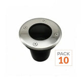 Pack de  10 - Spot LED Extérieur Encastrable pour Ampoule GU10