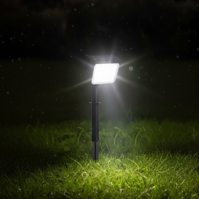 Spot LED Extérieur Étanche à Piquer IP65 Solaire 8W 1150lm 144lm/W avec Détecteur - Silamp France