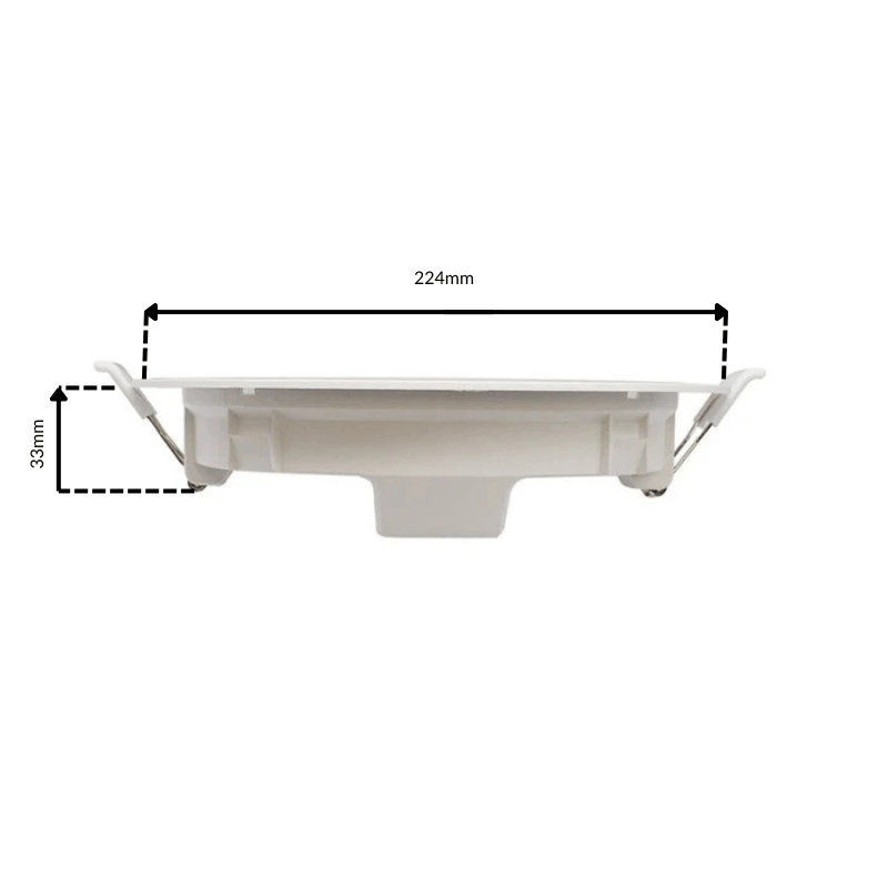 Spot LED Extra Plat Downlight Rond 18W Blanc CCT - 3000K/4000K/6000K - Silamp France