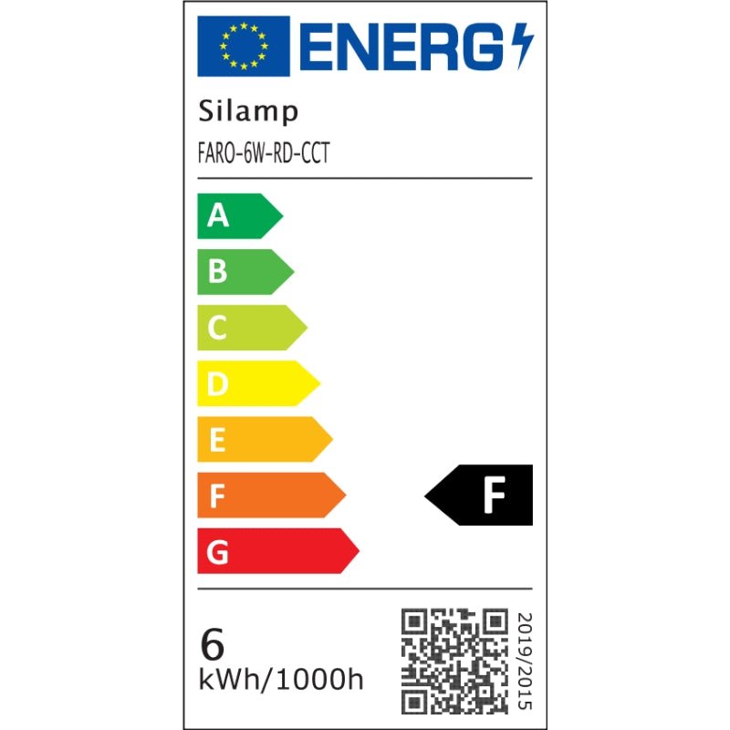 Spot LED Extra Plat Downlight Rond 6W Blanc CCT - 3000K/4000K/6000K - Silamp France