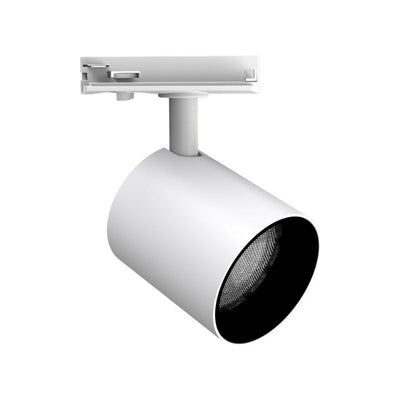 Spot LED sur Rail Blanc Monophasé 24W 36° TRIAC Dimmable