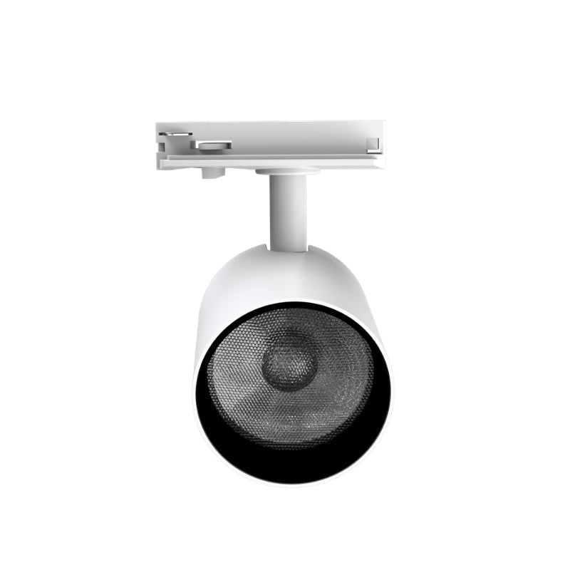 Spot LED sur Rail Blanc Monophasé 24W 36° TRIAC Dimmable - Silamp France