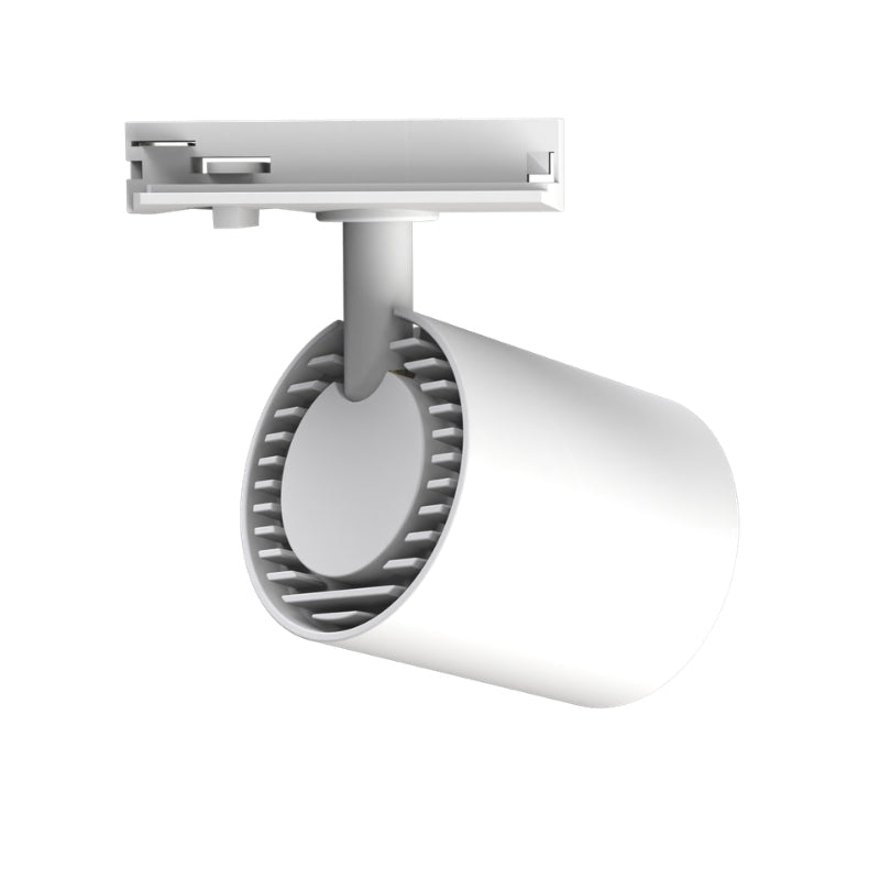 Spot LED sur Rail Blanc Monophasé 24W 36° TRIAC Dimmable - Silamp France