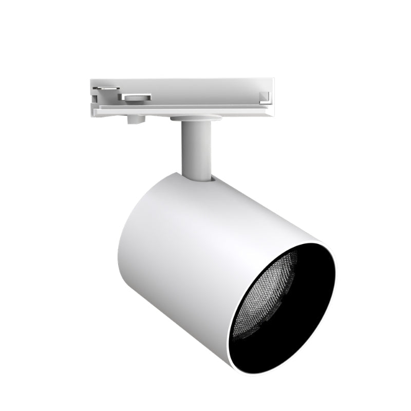 Spot LED sur Rail Blanc Monophasé 24W 36° TRIAC Dimmable - Silamp France