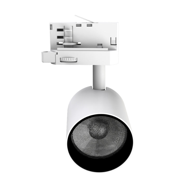 Spot LED sur Rail Blanc Triphasé 24W 36° TRIAC Dimmable - Silamp France
