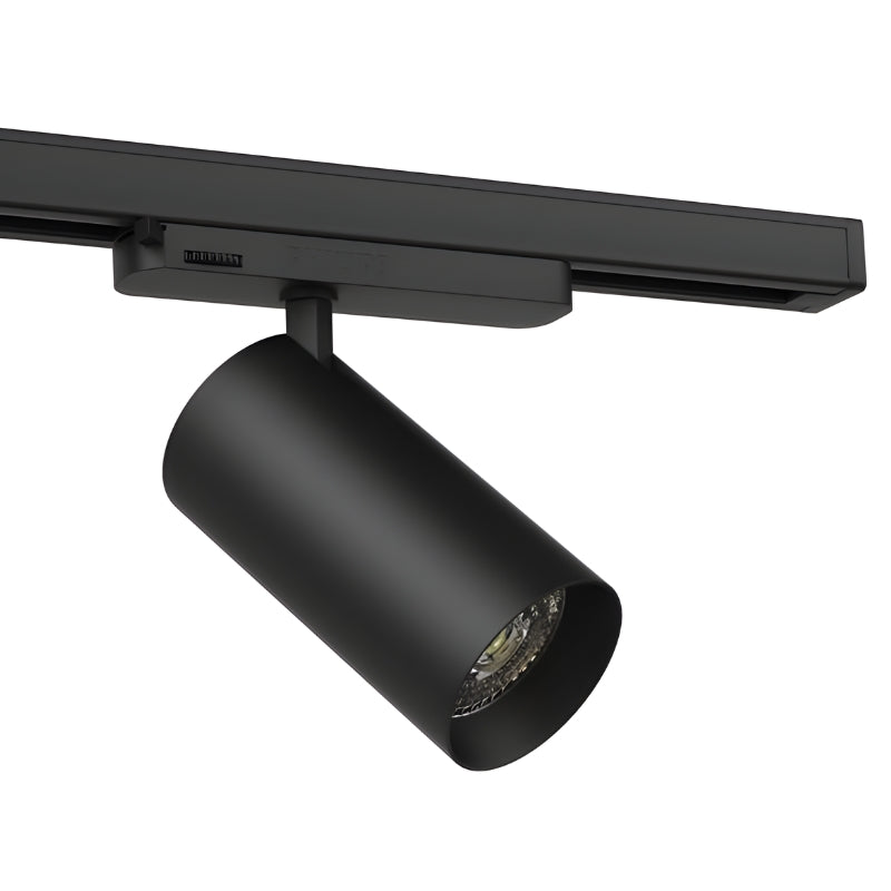 Spot LED sur Rail COB Triphasé 10W 36° Noir - Silamp France