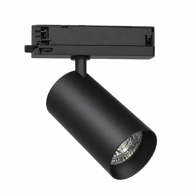Spot LED sur Rail COB Triphasé 30W 36° Noir - Garantie 5 ans - Silamp France