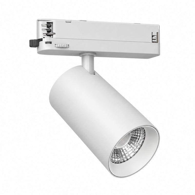 Spot LED sur Rail COB Triphasé 40W 36° Blanc Philips - Garantie 5 ans - Silamp France