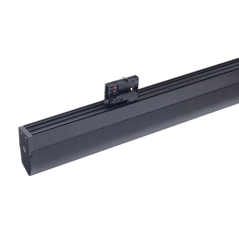 Spot LED sur Rail Linéaire Triphasé 90cm 40W Noir Garantie 5 ans - Silamp France