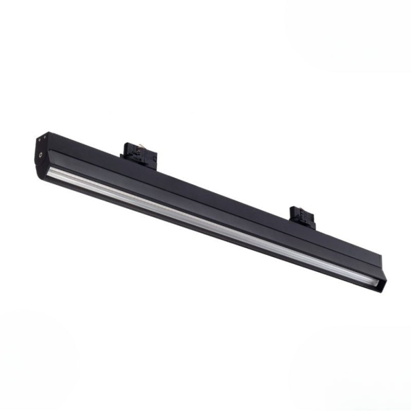 Spot LED sur Rail Linéaire Triphasé 90cm 40W Noir Garantie 5 ans - Silamp France